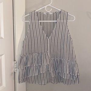 Zara Ruffle Tank